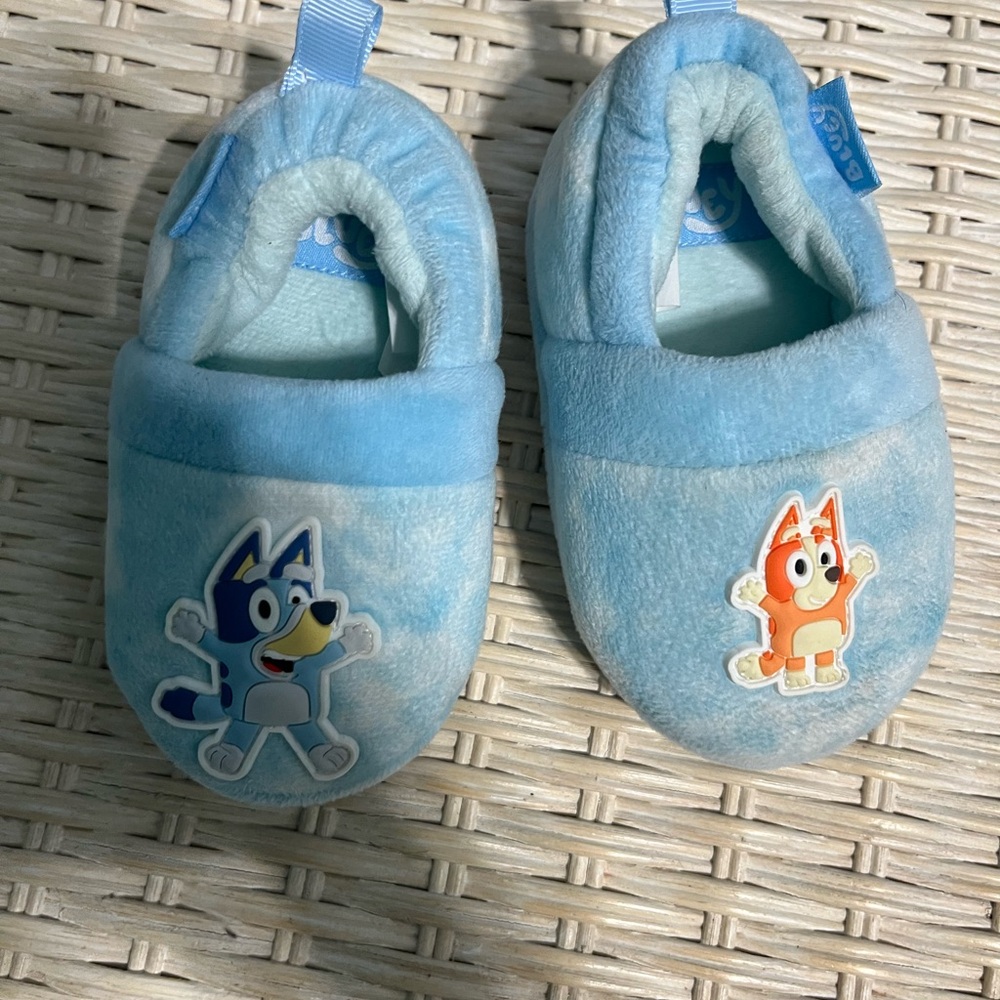 Bluey slippers size s for toddlers